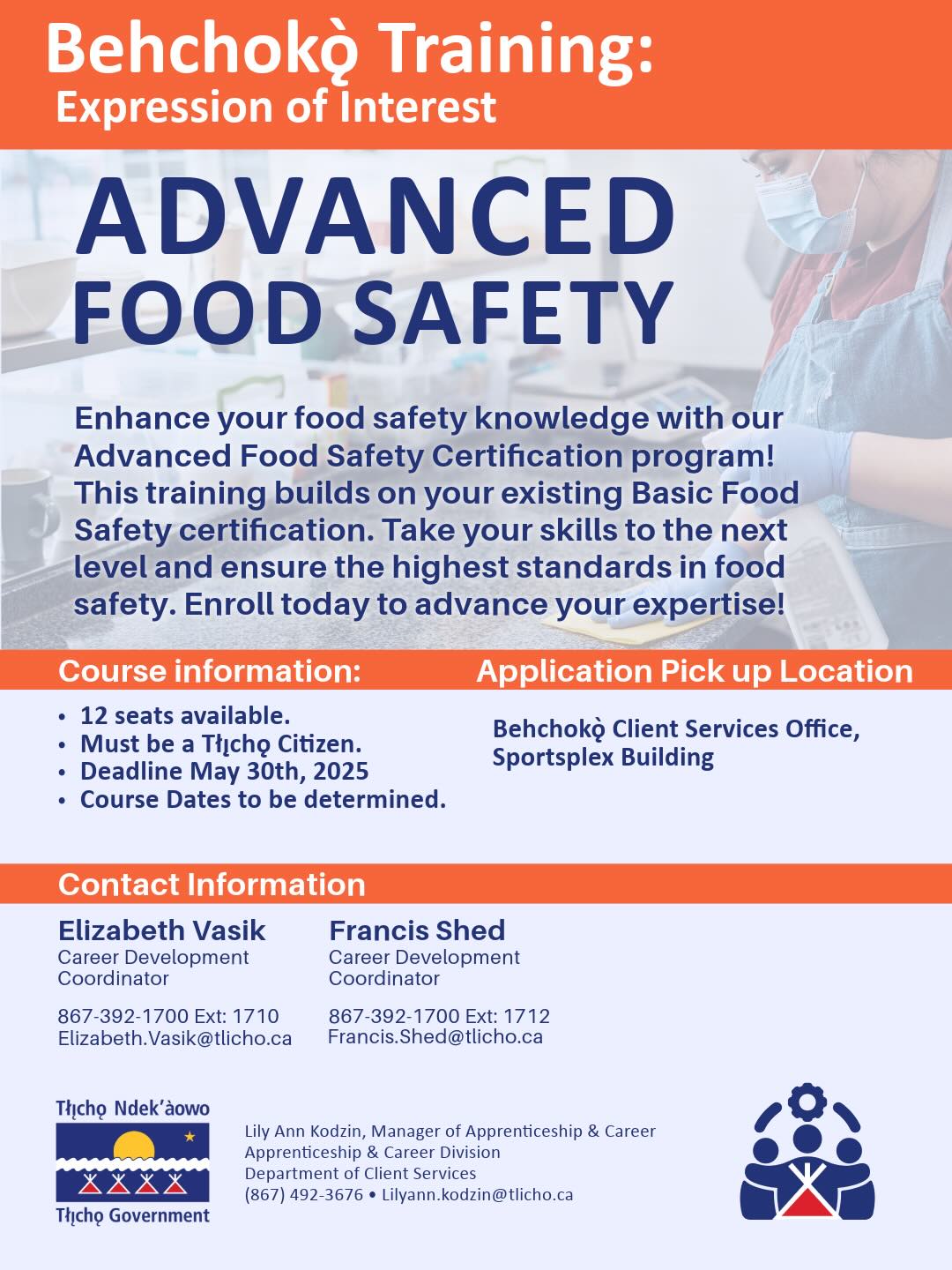 Expression Of Interest: Advanced Food Safety