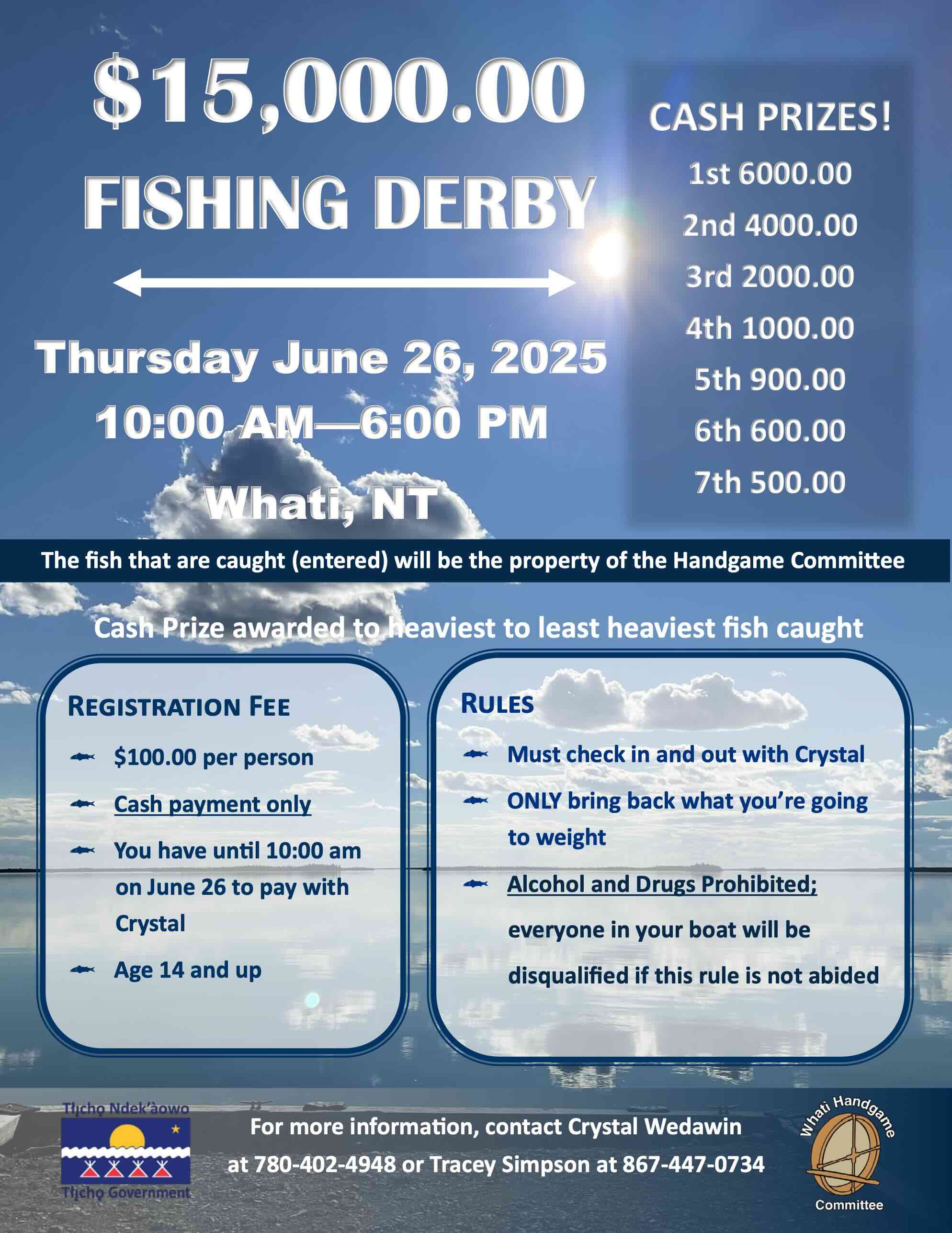 $150,000.00 Annual Men's Handgame Tournament