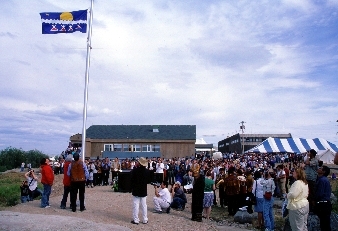 Tlicho Flag Raising