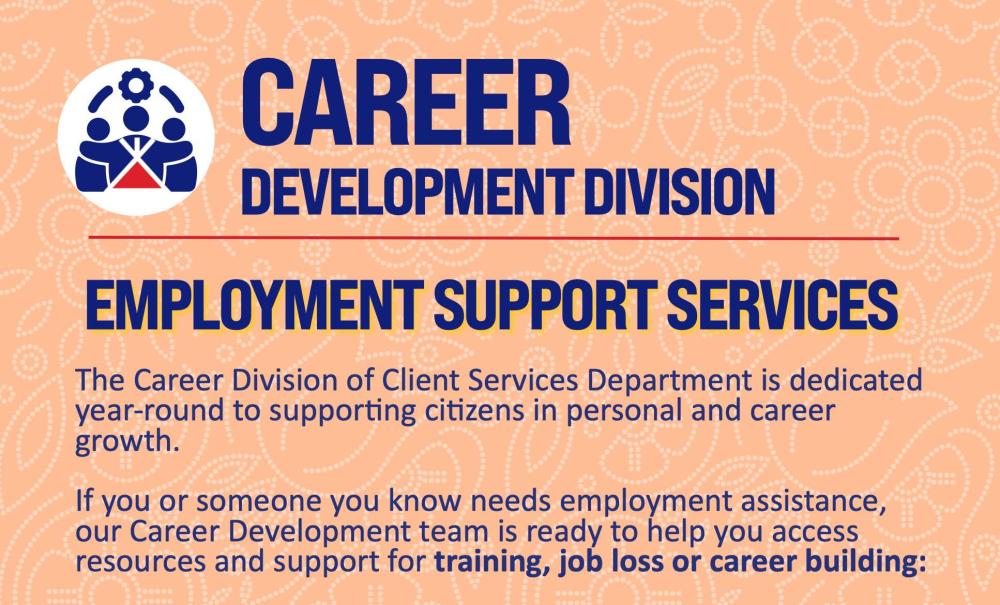 Career Development Services: Employment Support Services