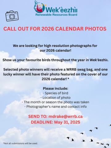 WRRB 2026 calendar photo contest